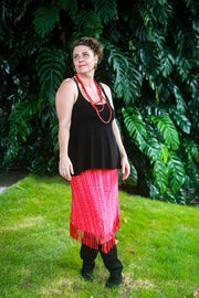 Harper Skirt - Red | zaphire_kuranda.