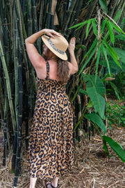 Jasmine Midi Dress Animal Brown - zaphire_kuranda