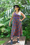 Jasmine Midi Dress - Picnic Black - zaphire_kuranda