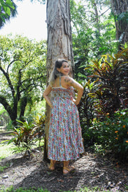 Jasmine Midi Dress - Picnic White - zaphire_kuranda