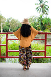 Passport Pants - Paisley Black | zaphire_kuranda.