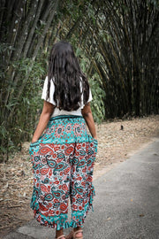 Passport Pants - Paisley Green | zaphire_kuranda.