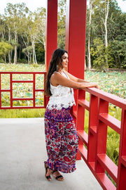 Passport Pants - Paisley Purple | zaphire_kuranda.