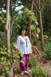 Passport Pants Peace Purple - zaphire_kuranda