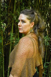 Rhee - Scarf Top Brown - zaphire_kuranda