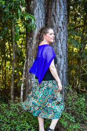 Rhee - Scarf Top Cobalt Blue | zaphire_kuranda.