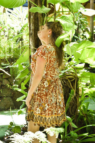Sassy Short Dress in Frangipani