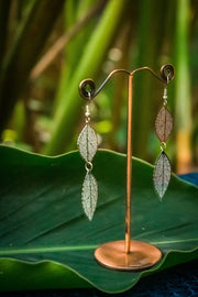 Two Leaves - White Brass | zaphire_kuranda.